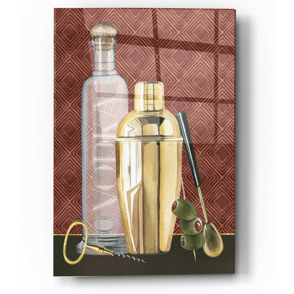 Epic Art 'Bar Gatsby I' by Grace Popp, Acrylic Glass Wall Art