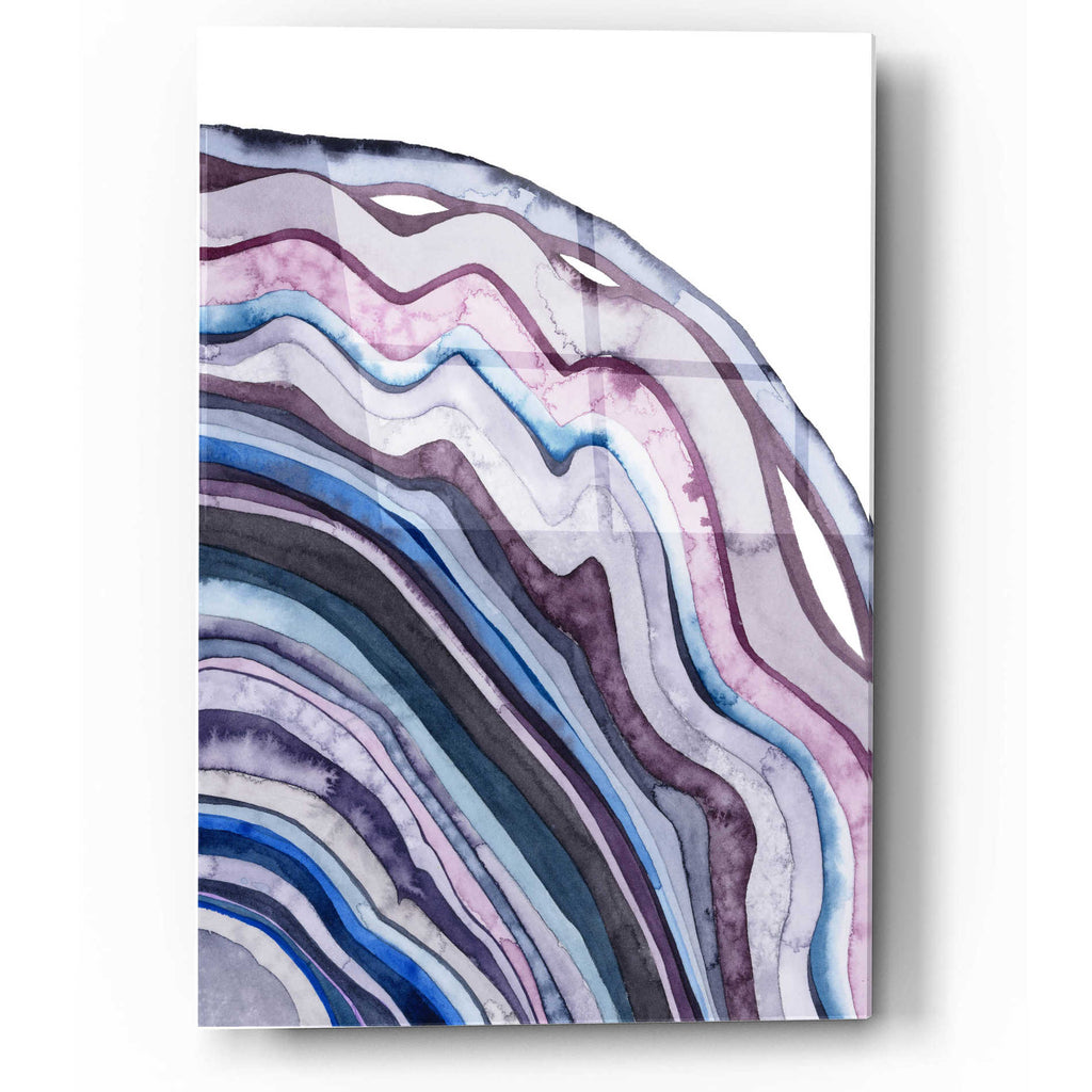 Epic Art 'Amethyst Agate II' by Grace Popp, Acrylic Glass Wall Art