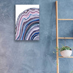 Epic Art 'Amethyst Agate I' by Grace Popp, Acrylic Glass Wall Art,16x24
