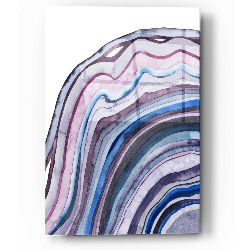 Epic Art 'Amethyst Agate I' by Grace Popp, Acrylic Glass Wall Art