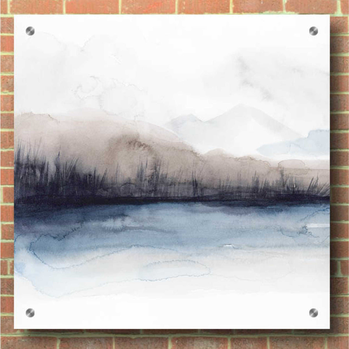 Epic Art 'Horizon Shadow II' by Grace Popp, Acrylic Glass Wall Art,36x36
