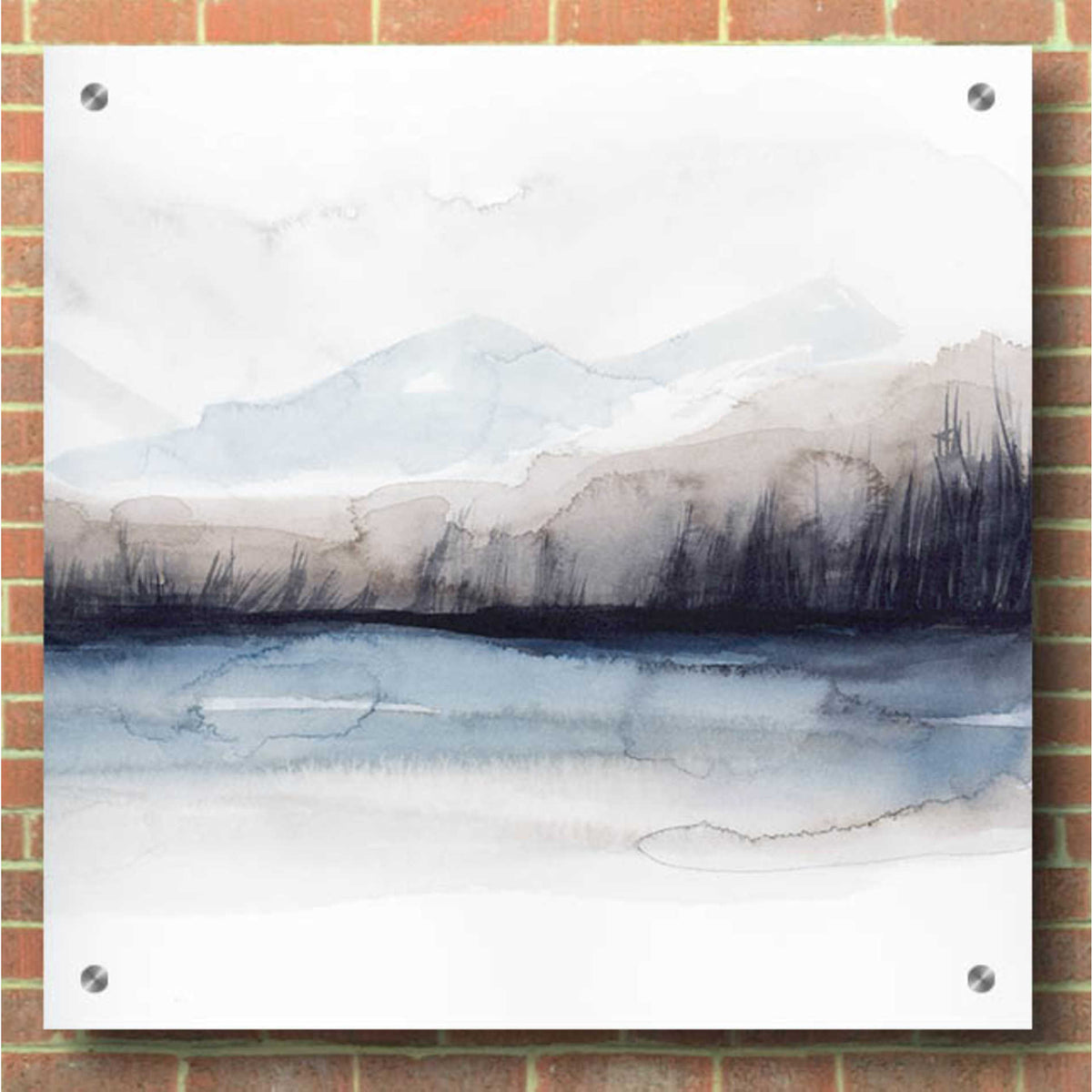 Epic Art 'Horizon Shadow I' by Grace Popp, Acrylic Glass Wall Art,36x36