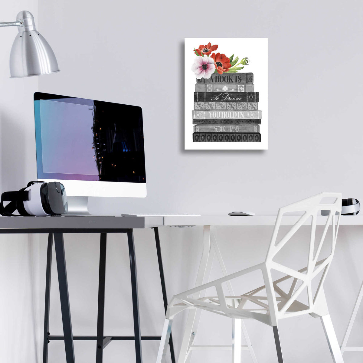 Epic Art 'Book Dream I' by Grace Popp, Acrylic Glass Wall Art,12x16