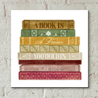Epic Art 'Book Lover I' by Grace Popp, Acrylic Glass Wall Art,12x12