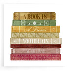 Epic Art 'Book Lover I' by Grace Popp, Acrylic Glass Wall Art