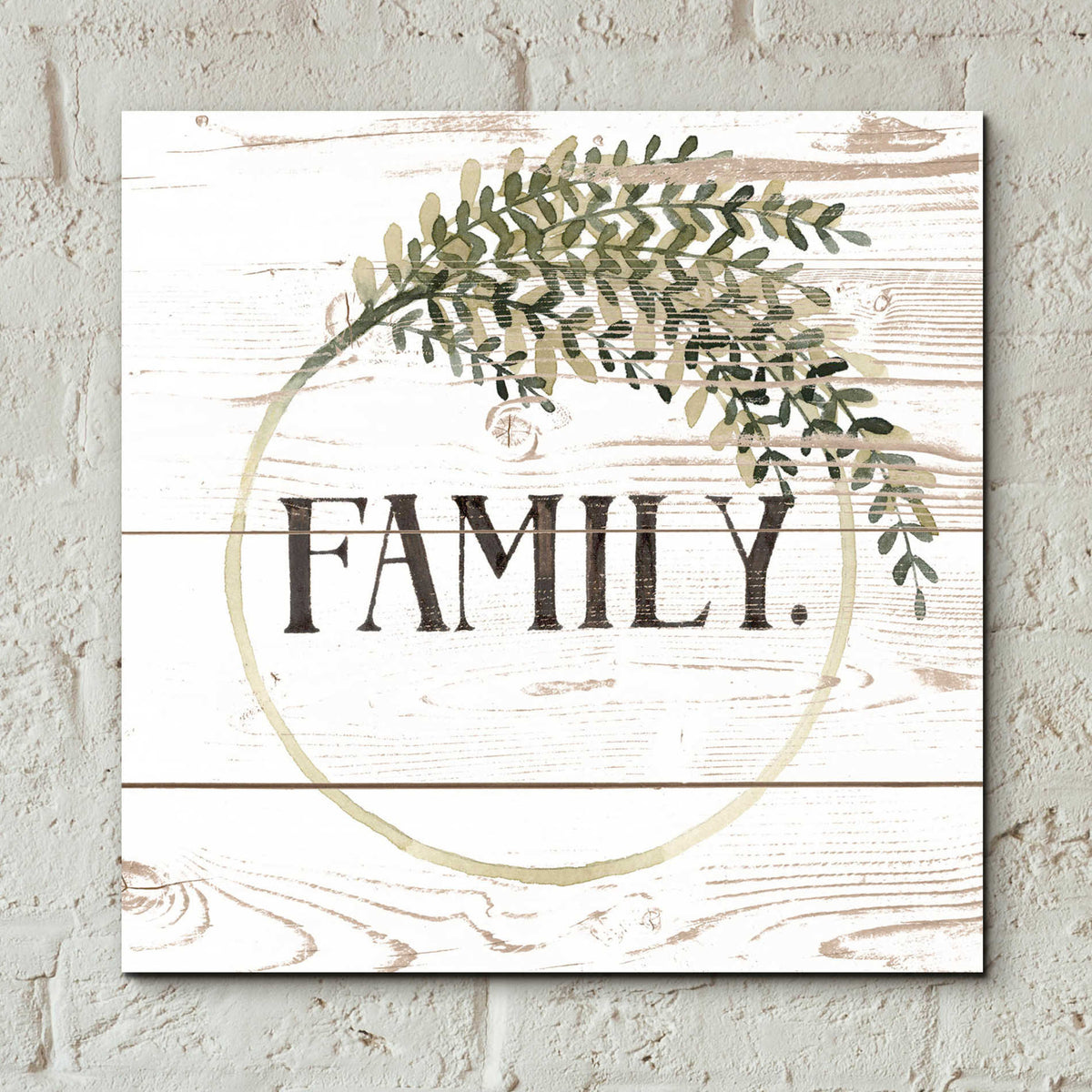 Epic Art 'Family Farmhouse II' by Grace Popp, Acrylic Glass Wall Art,12x12