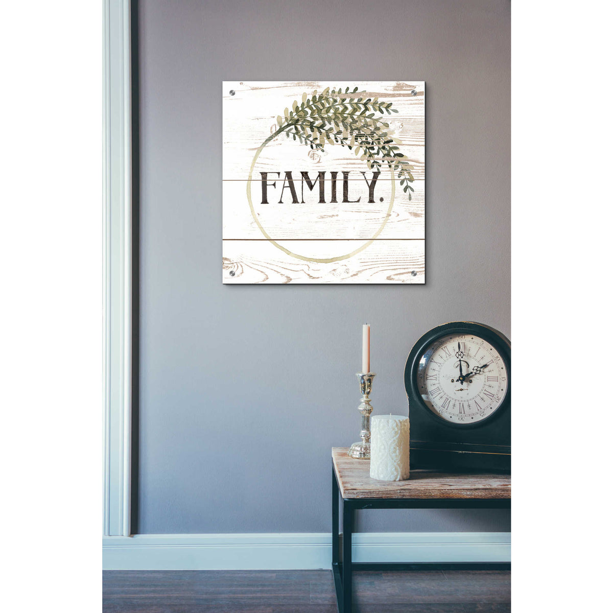Epic Art 'Family Farmhouse II' by Grace Popp, Acrylic Glass Wall Art,24x24