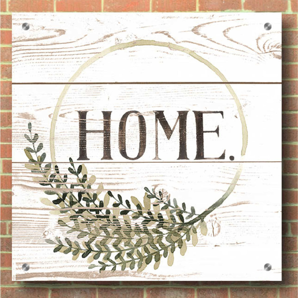 Epic Art 'Family Farmhouse I' by Grace Popp, Acrylic Glass Wall Art,36x36