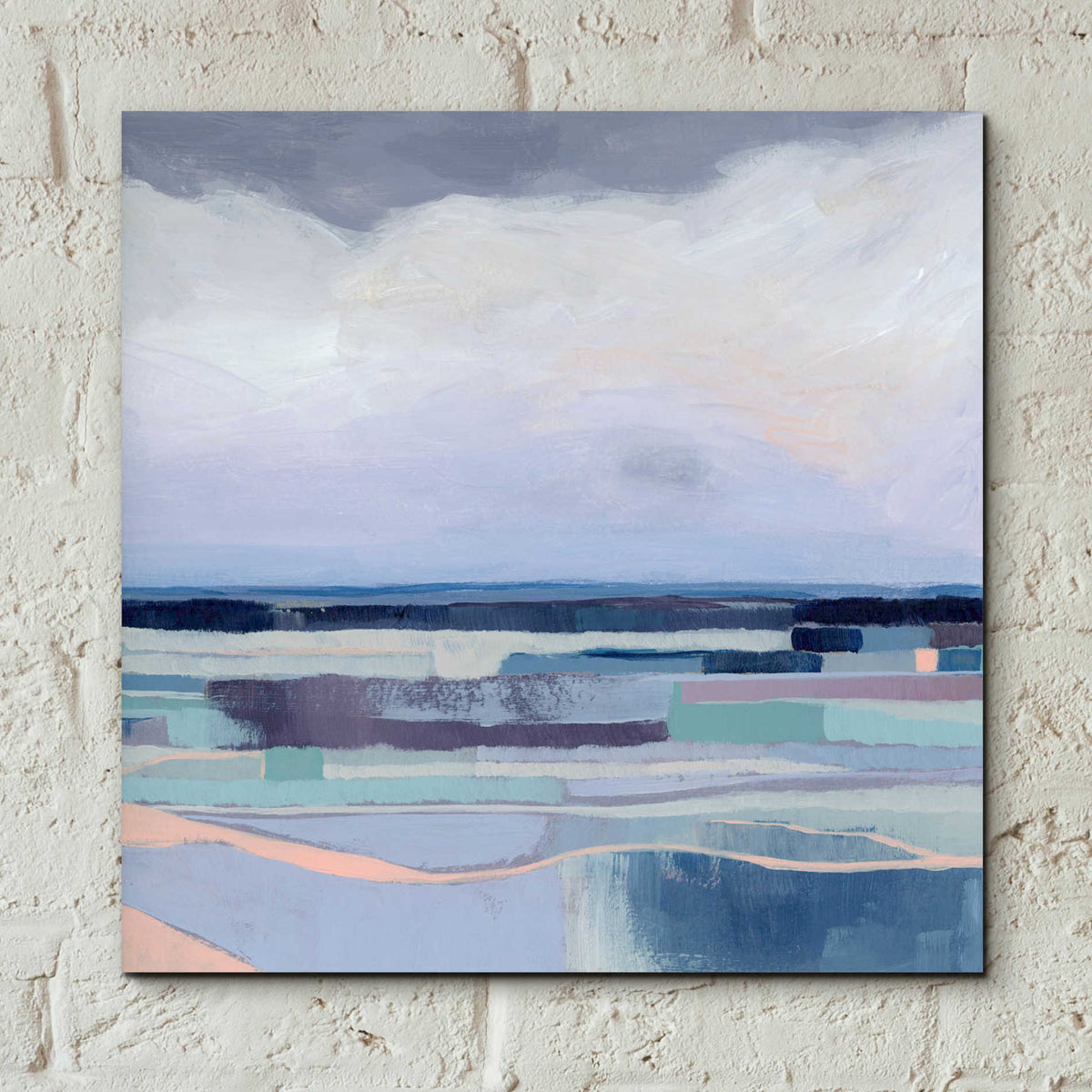 Epic Art 'Lavender Gale I' by Grace Popp, Acrylic Glass Wall Art,12x12