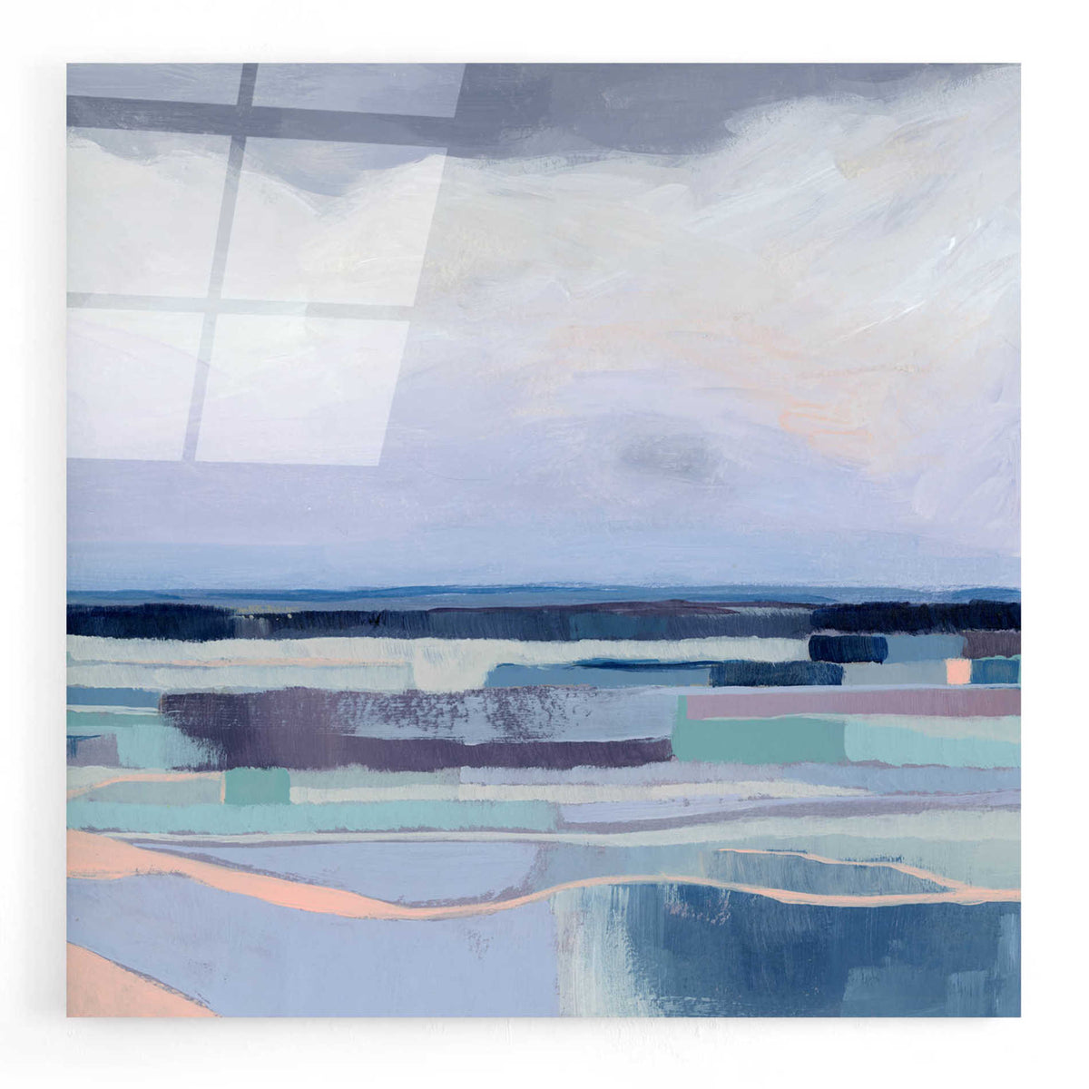Epic Art 'Lavender Gale I' by Grace Popp, Acrylic Glass Wall Art