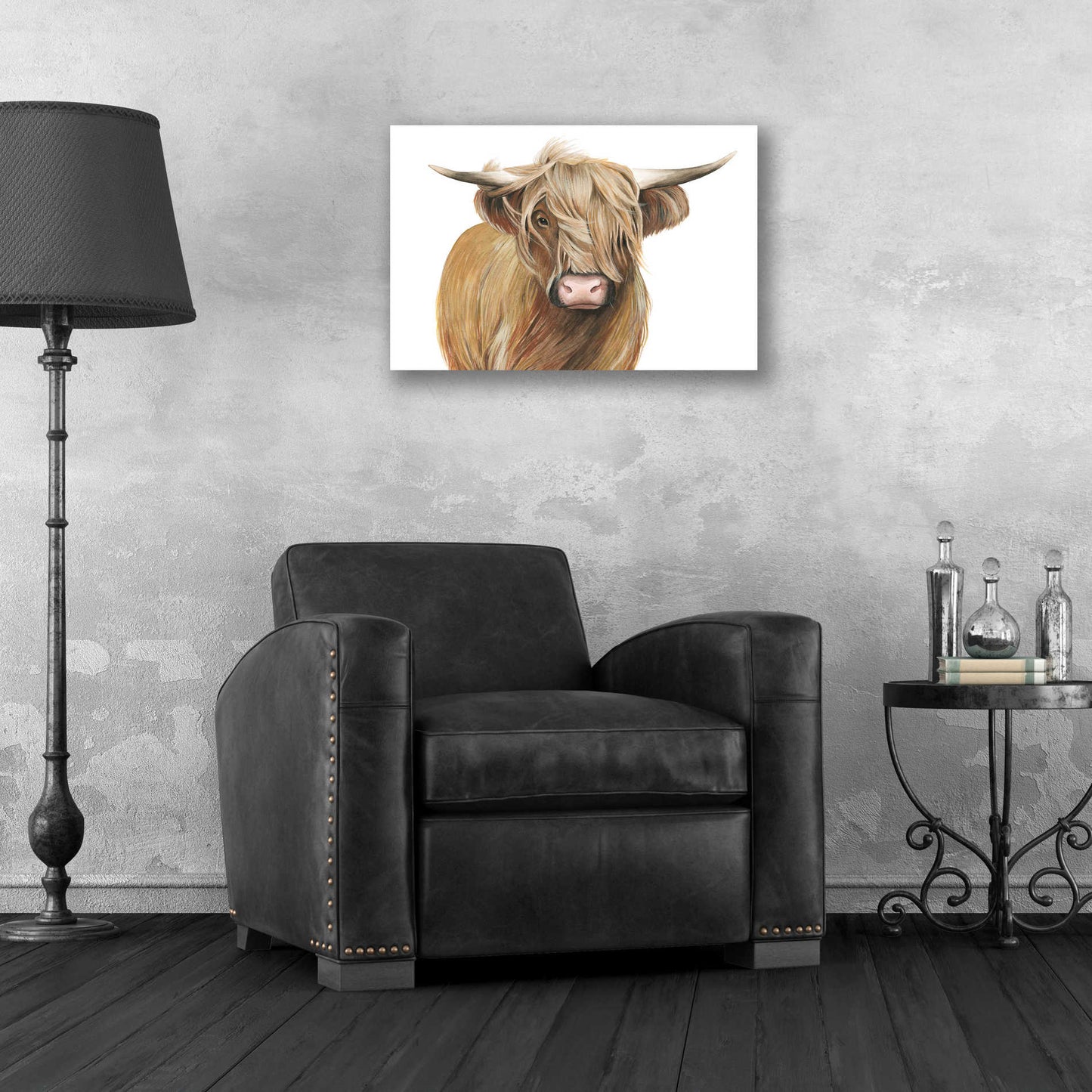 Epic Art 'Highland Cattle I' by Grace Popp, Acrylic Glass Wall Art,24x16