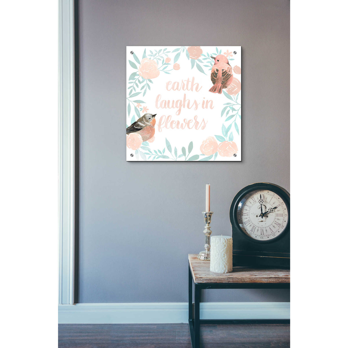 Epic Art 'Spring Awakening I' by Grace Popp, Acrylic Glass Wall Art,24x24