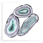 Epic Art 'Geode Gems III' by Grace Popp, Acrylic Glass Wall Art