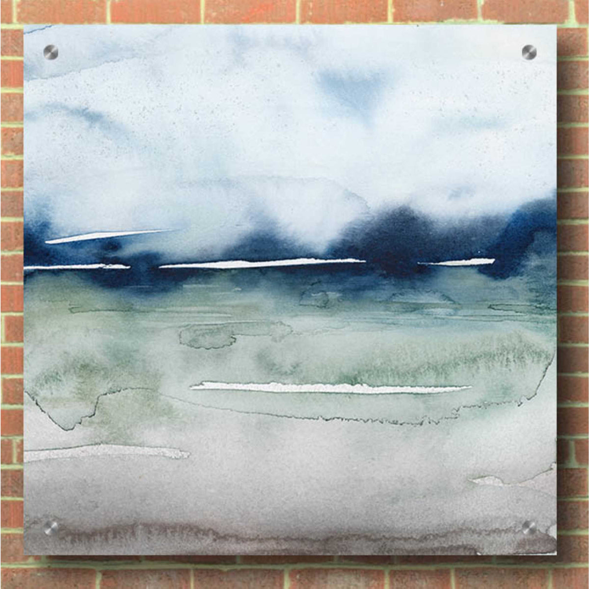 Epic Art 'Uplands II' by Grace Popp, Acrylic Glass Wall Art,36x36