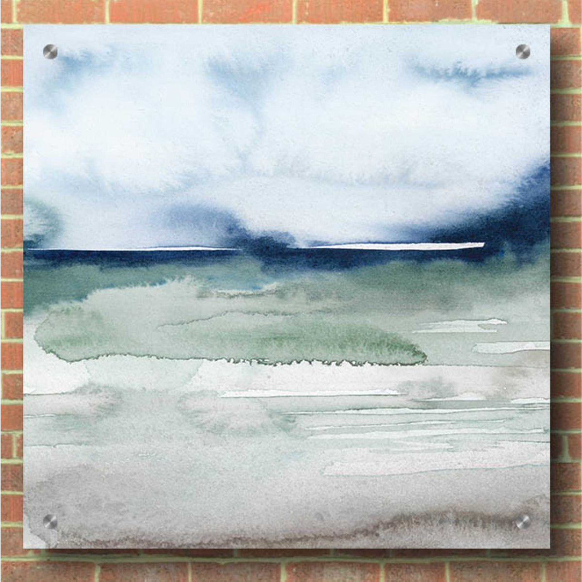Epic Art 'Uplands I' by Grace Popp, Acrylic Glass Wall Art,36x36