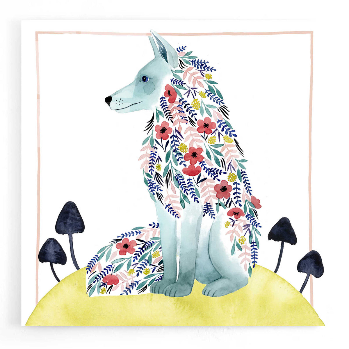 Epic Art 'Friends of Clementine III' by Grace Popp, Acrylic Glass Wall Art
