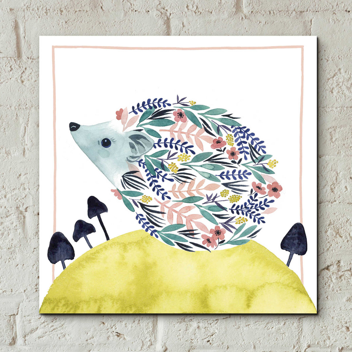 Epic Art 'Friends of Clementine II' by Grace Popp, Acrylic Glass Wall Art,12x12