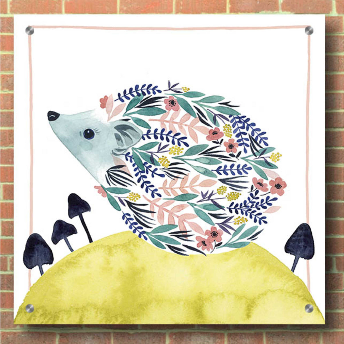 Epic Art 'Friends of Clementine II' by Grace Popp, Acrylic Glass Wall Art,36x36