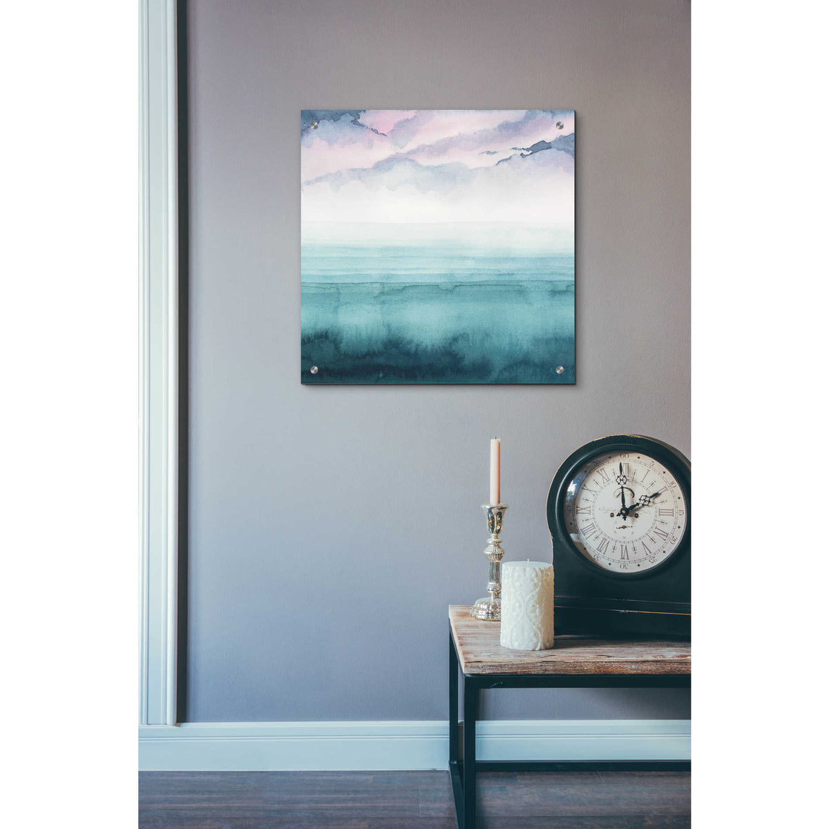 Epic Art 'Dusk on the Bay II' by Grace Popp, Acrylic Glass Wall Art,24x24