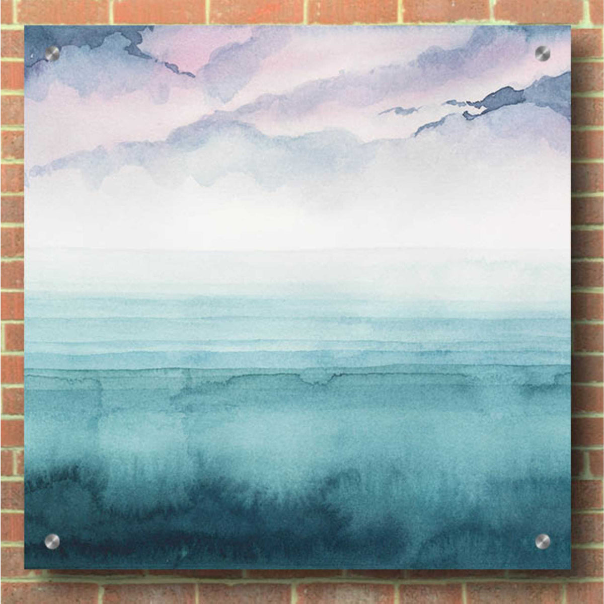 Epic Art 'Dusk on the Bay II' by Grace Popp, Acrylic Glass Wall Art,36x36