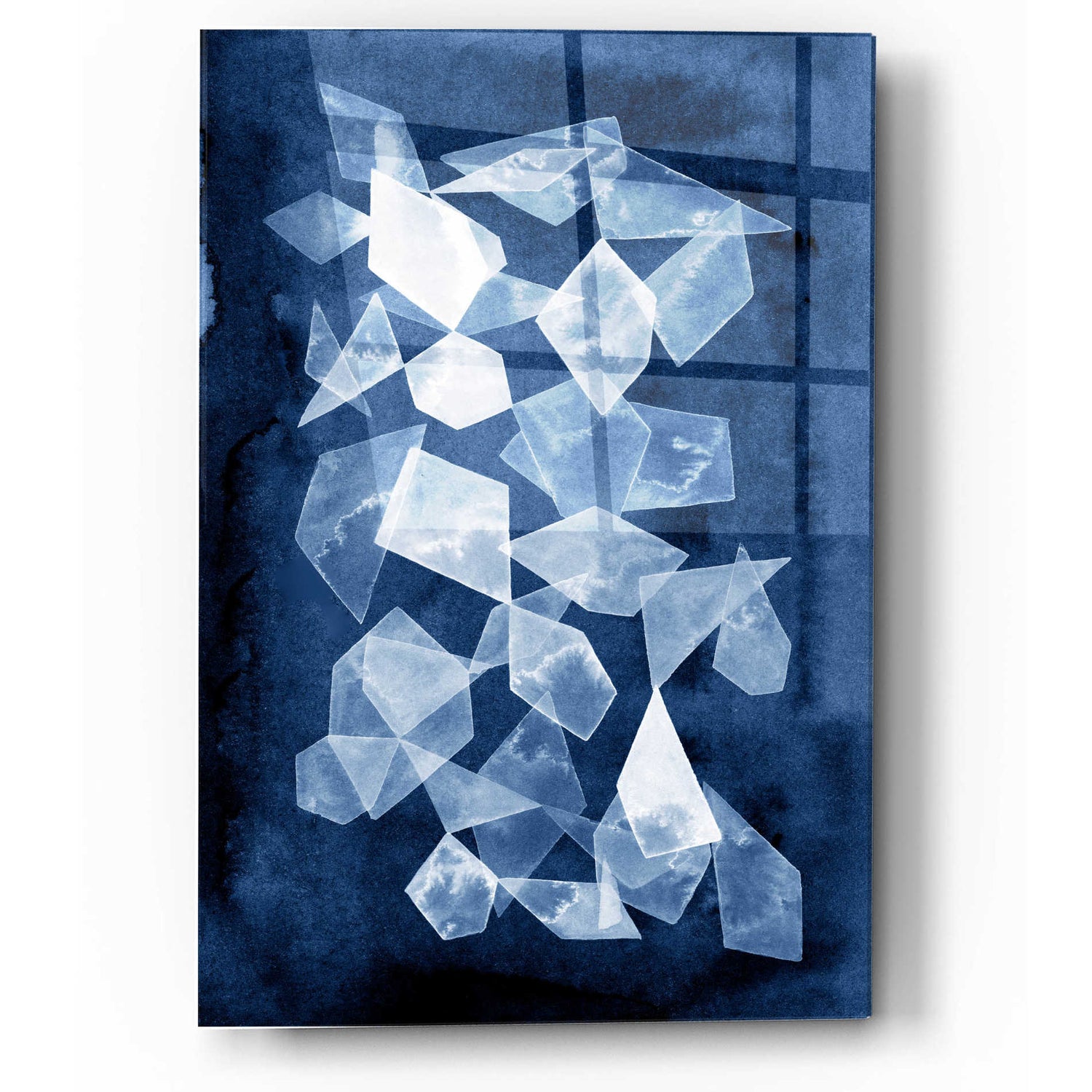 Epic Art 'Indigo Glass I' by Grace Popp, Acrylic Glass Wall Art