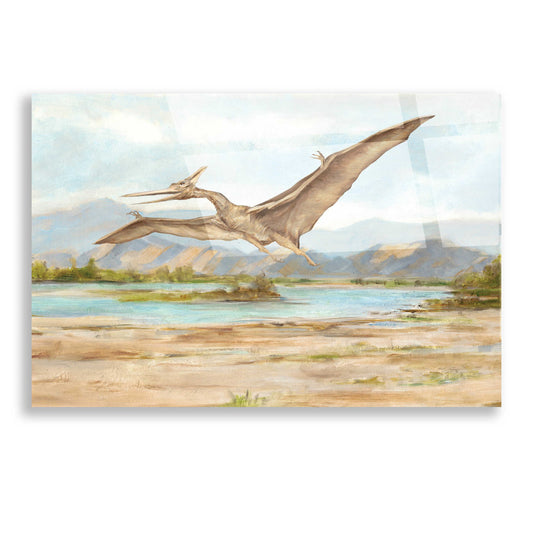 Epic Art 'Dinosaur Illustration VI' by Ethan Harper, Acrylic Glass Wall Art