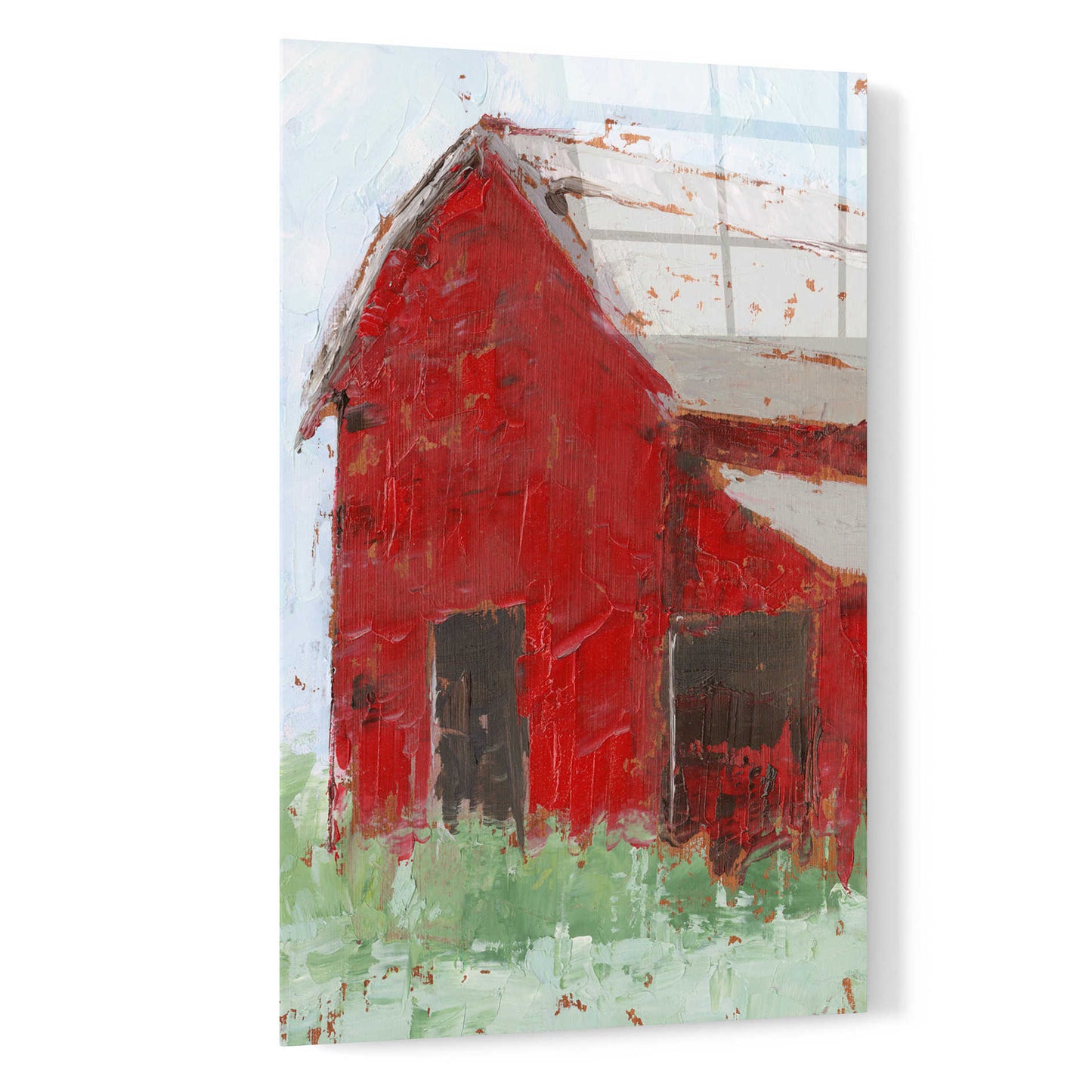Epic Art 'Big Red Barn II' by Ethan Harper, Acrylic Glass Wall Art,16x24
