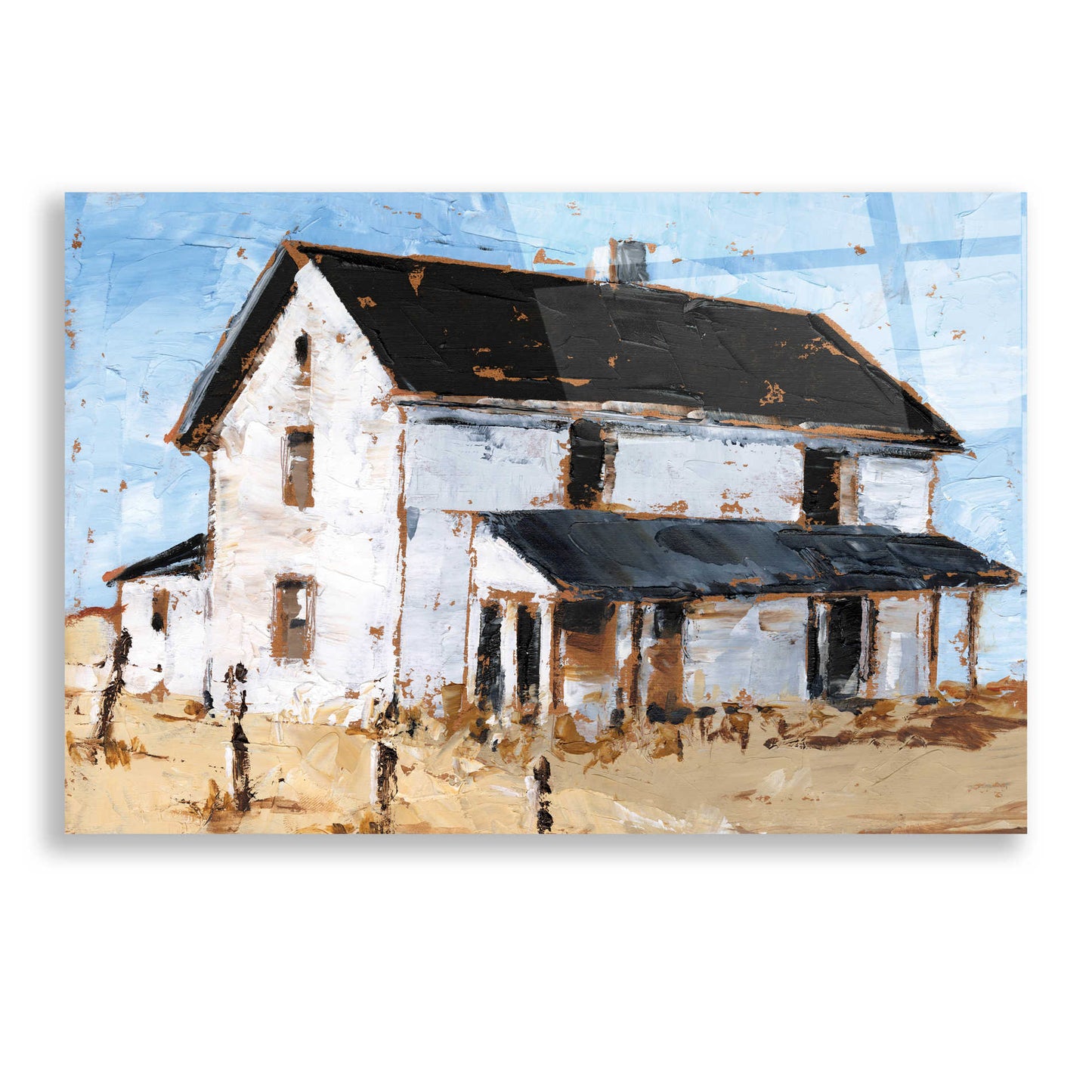 Epic Art 'Abandoned Farmhouse I' by Ethan Harper, Acrylic Glass Wall Art,24x16
