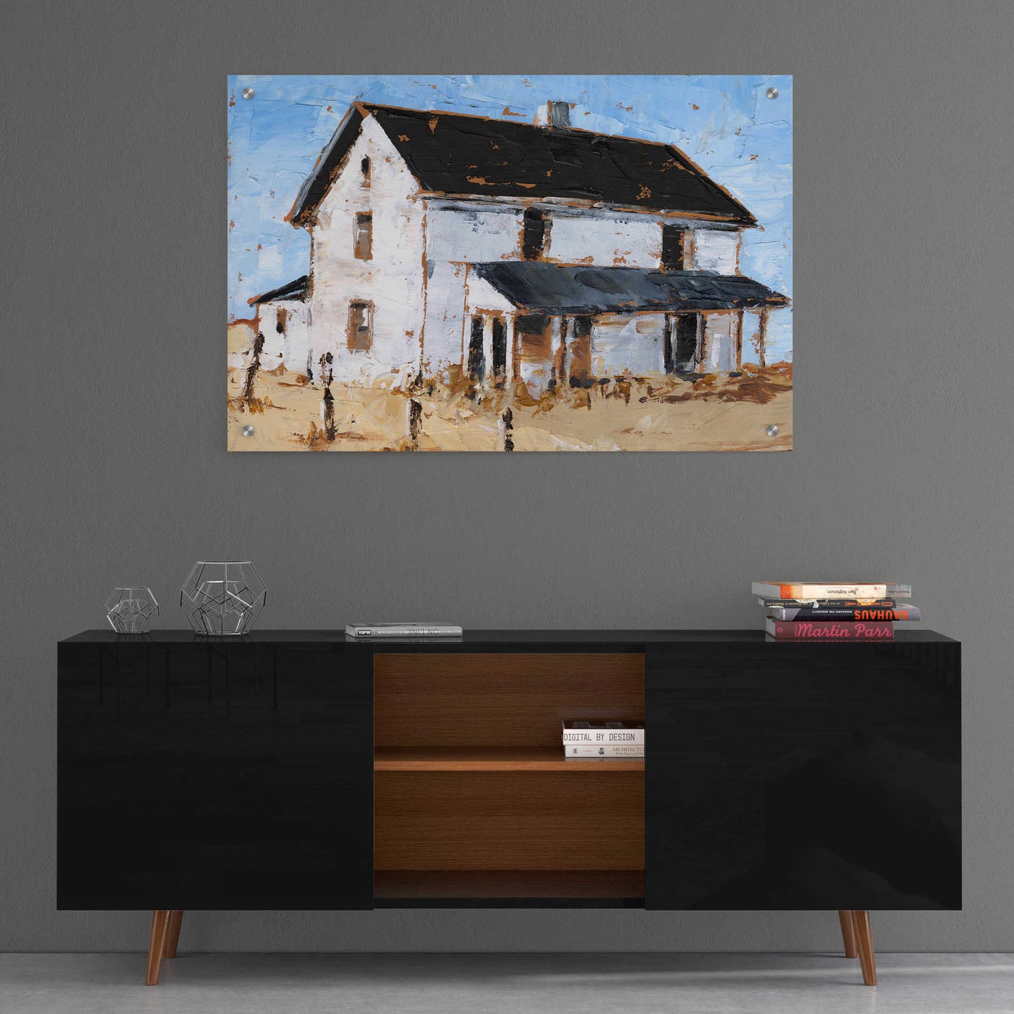 Epic Art 'Abandoned Farmhouse I' by Ethan Harper, Acrylic Glass Wall Art,36x24