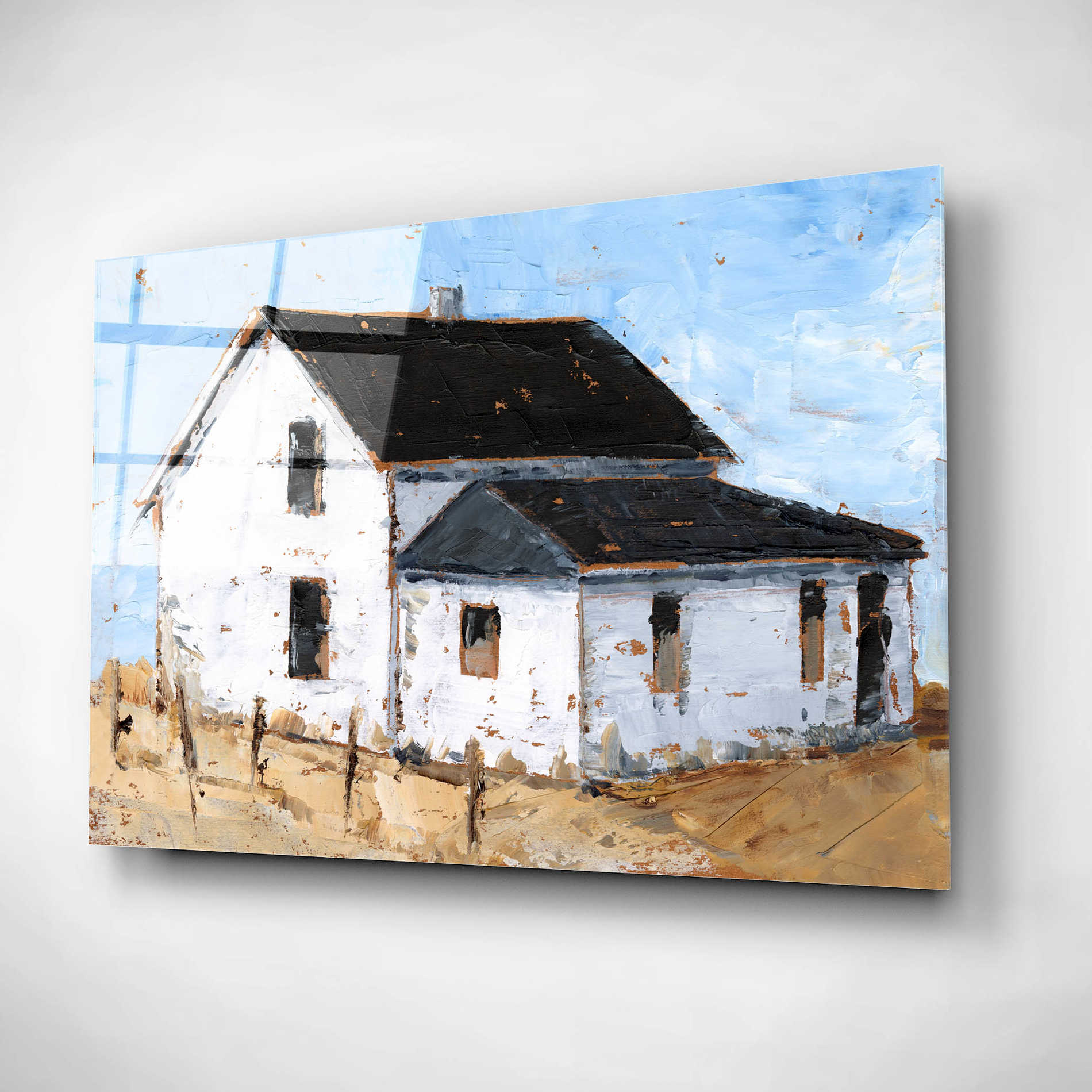 Epic Art 'Abandoned Farmhouse II' by Ethan Harper, Acrylic Glass Wall Art,24x16