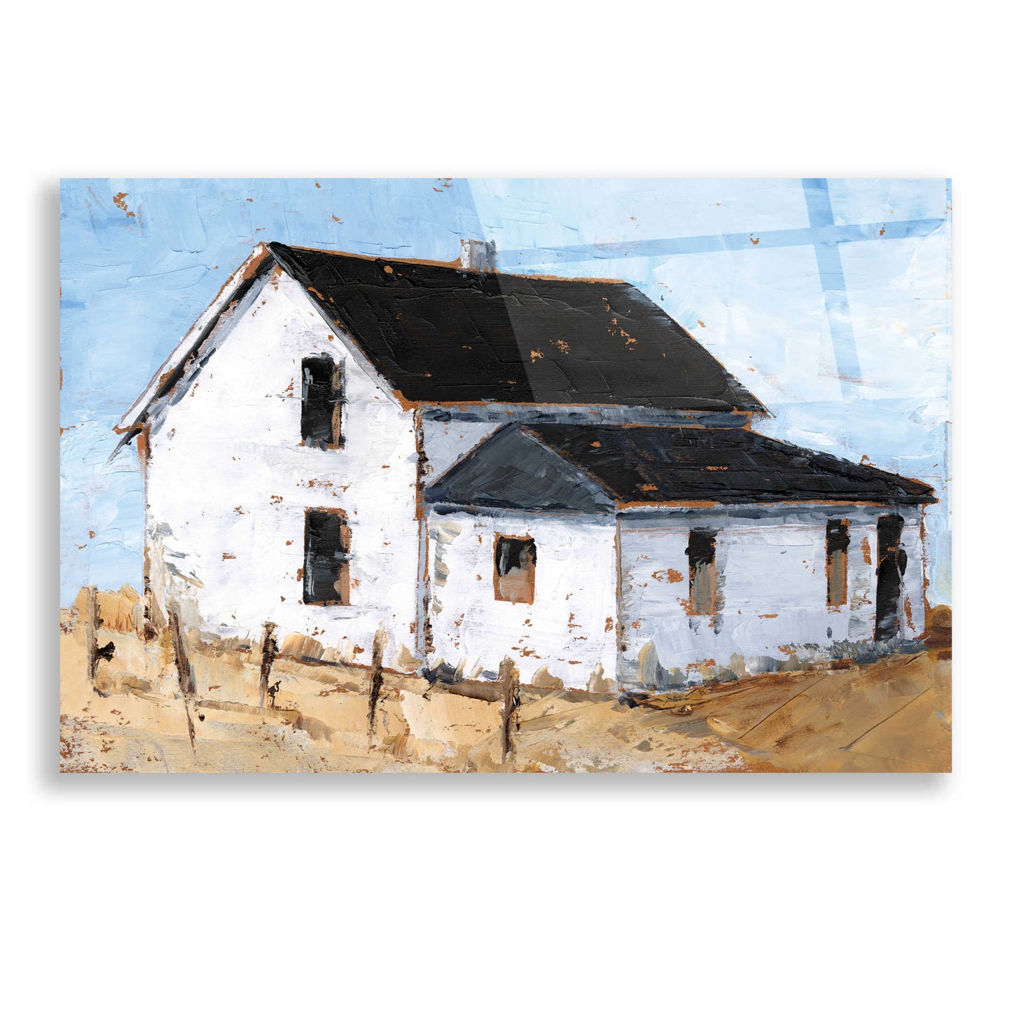 Epic Art 'Abandoned Farmhouse II' by Ethan Harper, Acrylic Glass Wall Art,24x16