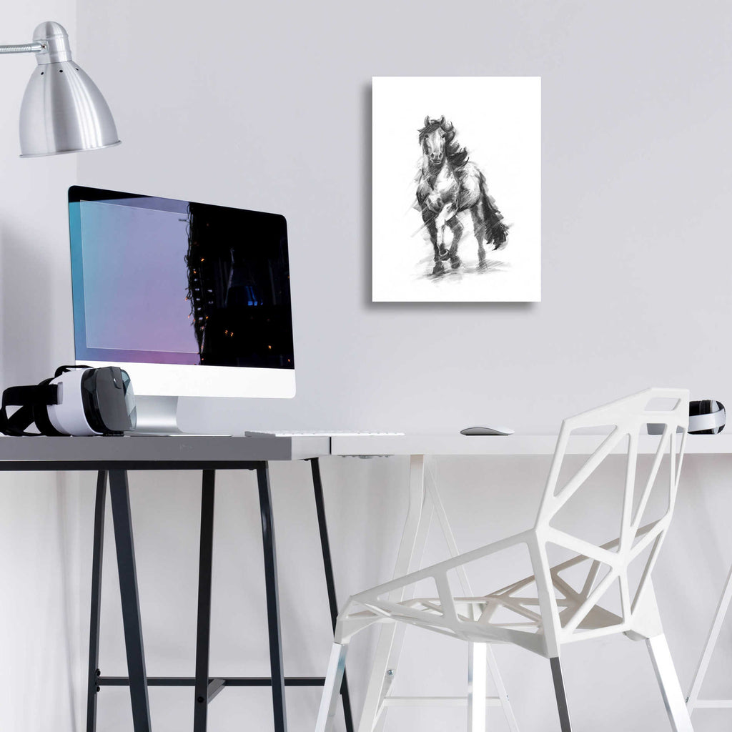 Epic Art 'Dynamic Equestrian I' by Ethan Harper, Acrylic Glass Wall Art,12x16