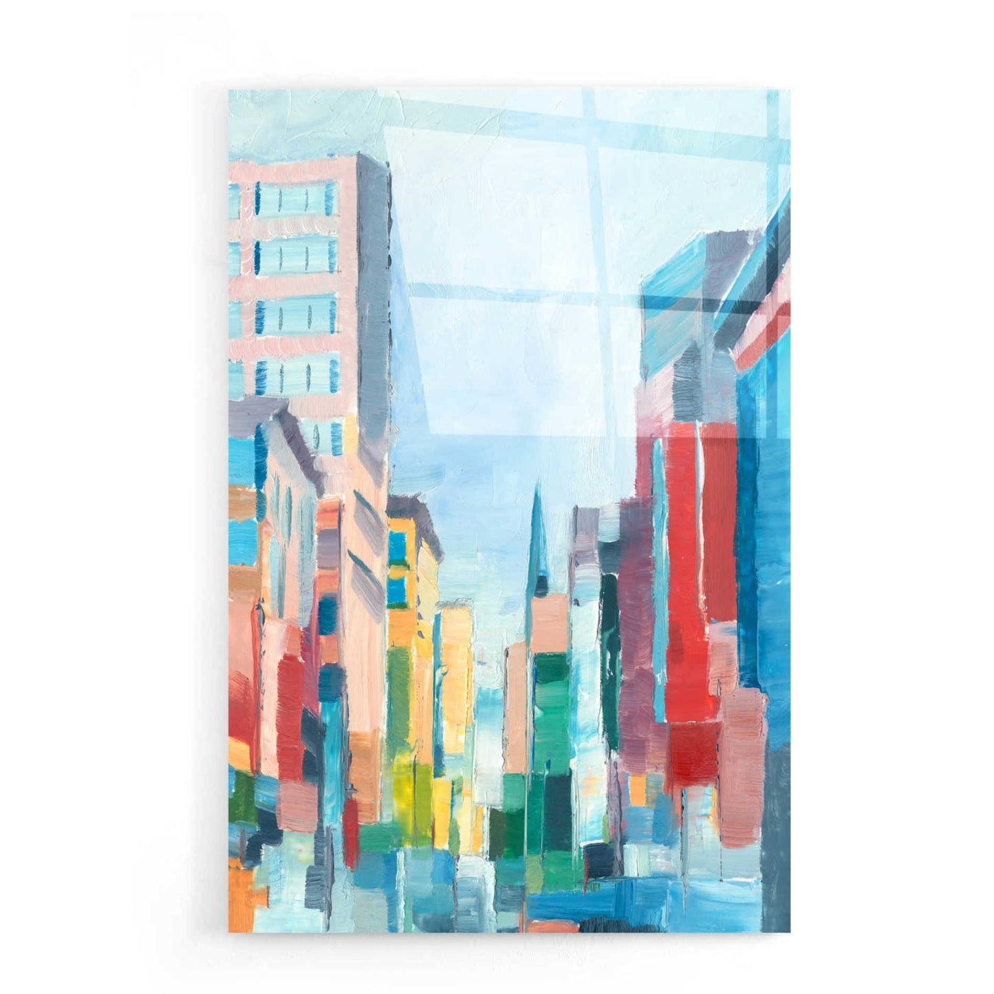 Epic Art 'Uptown Contemporary I' by Ethan Harper, Acrylic Glass Wall Art,16x24