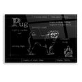 Epic Art 'Blueprint Pug' by Ethan Harper, Acrylic Glass Wall Art