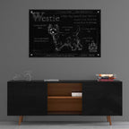 Epic Art 'Blueprint Westie II' by Ethan Harper, Acrylic Glass Wall Art,36x24