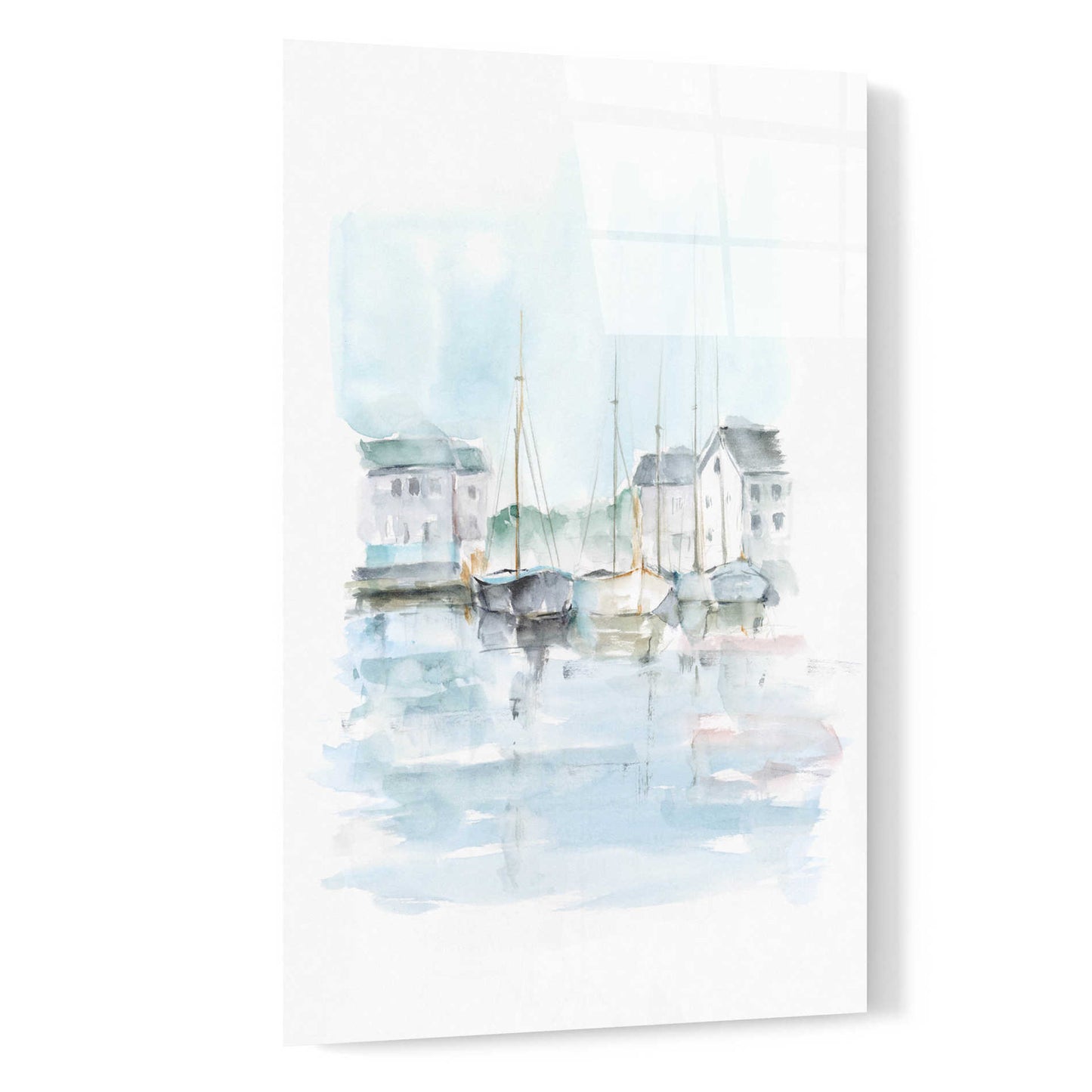 Epic Art 'New England Port II' by Ethan Harper, Acrylic Glass Wall Art,16x24