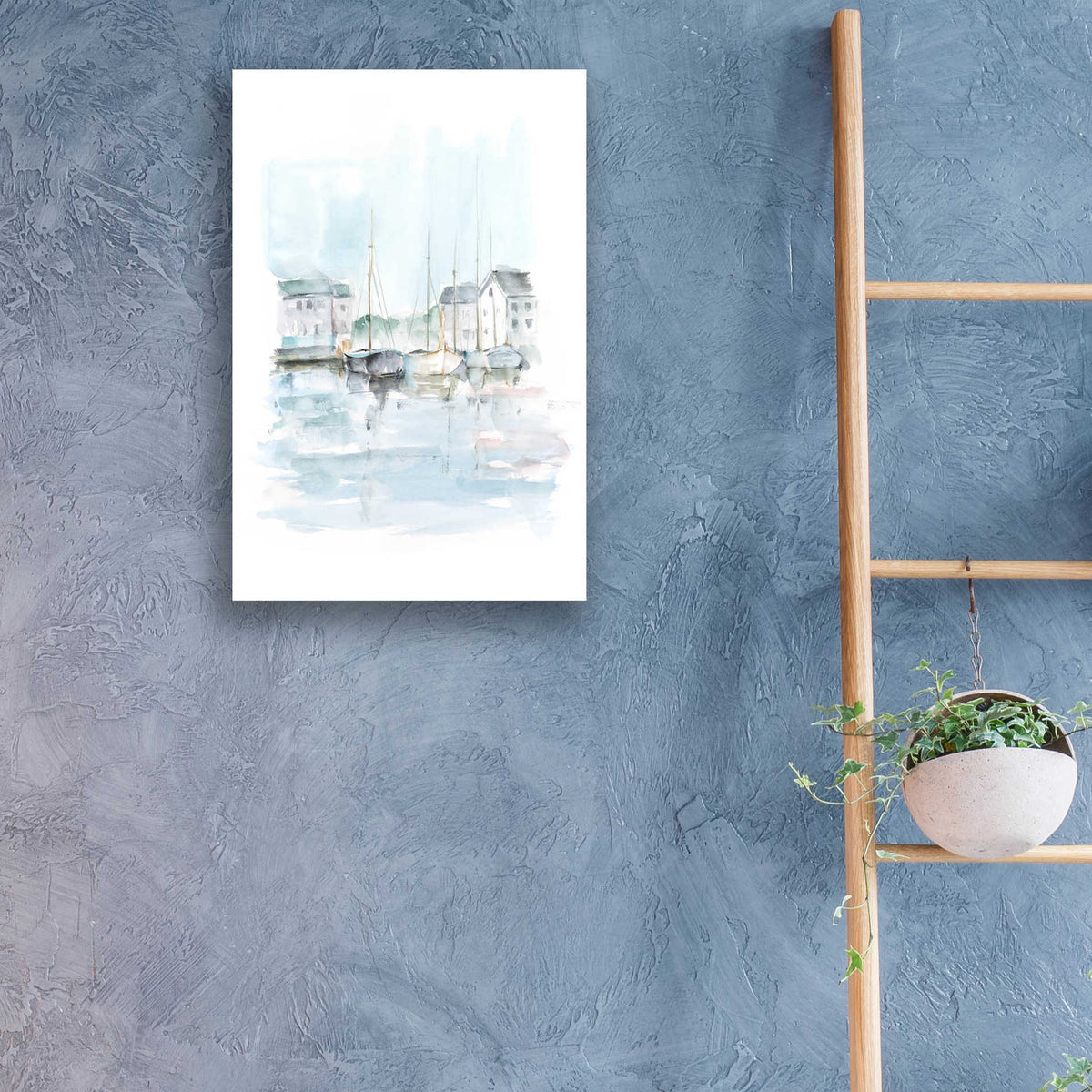 Epic Art 'New England Port II' by Ethan Harper, Acrylic Glass Wall Art,16x24