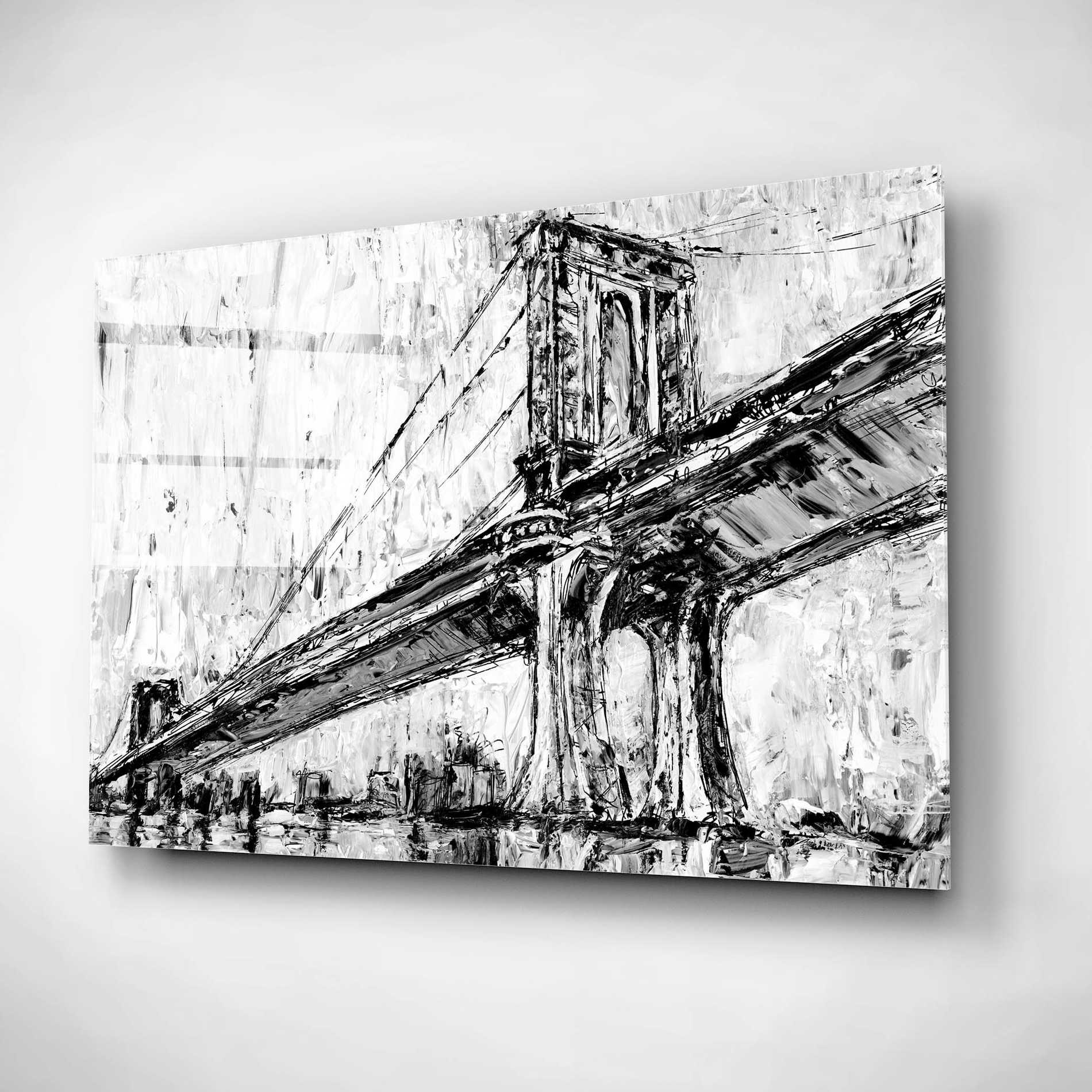 Epic Art 'Iconic Suspension Bridge I' by Ethan Harper, Acrylic Glass Wall Art,24x16