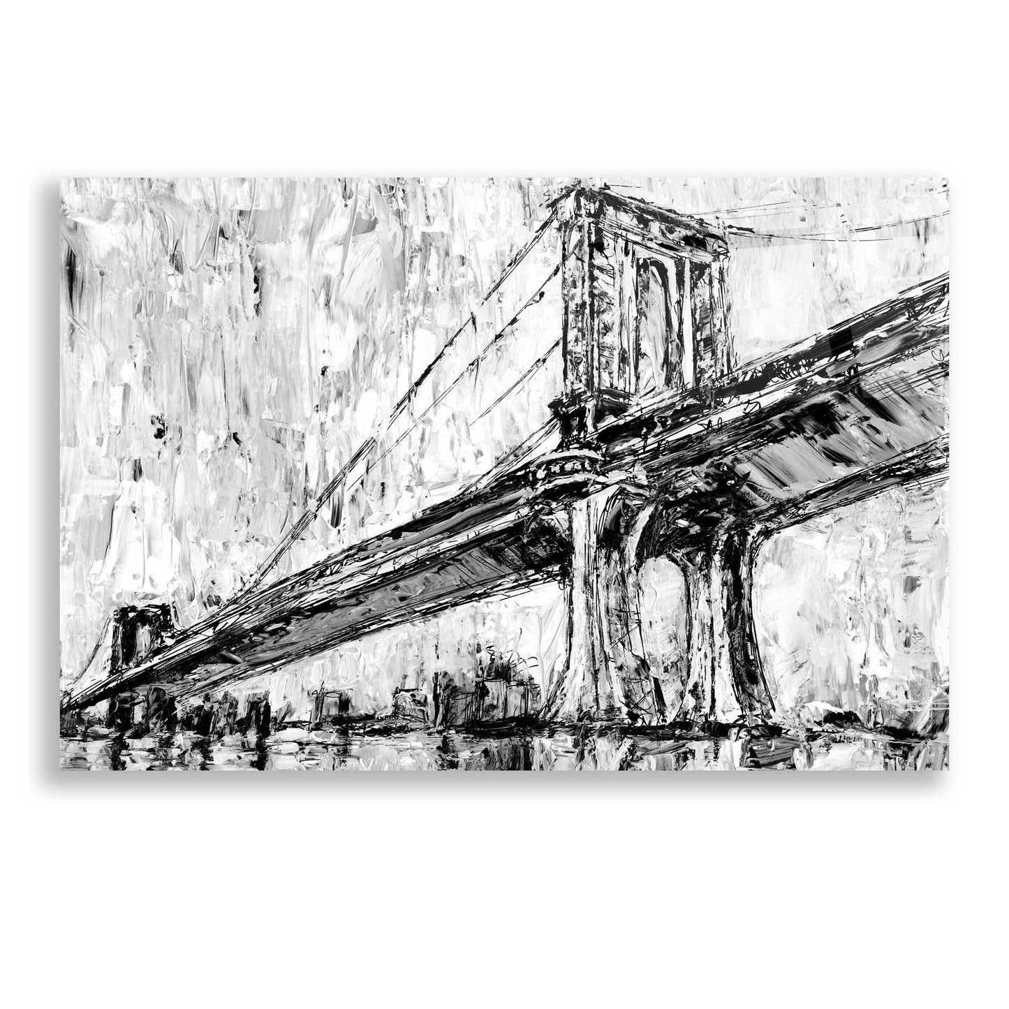Epic Art 'Iconic Suspension Bridge I' by Ethan Harper, Acrylic Glass Wall Art,24x16