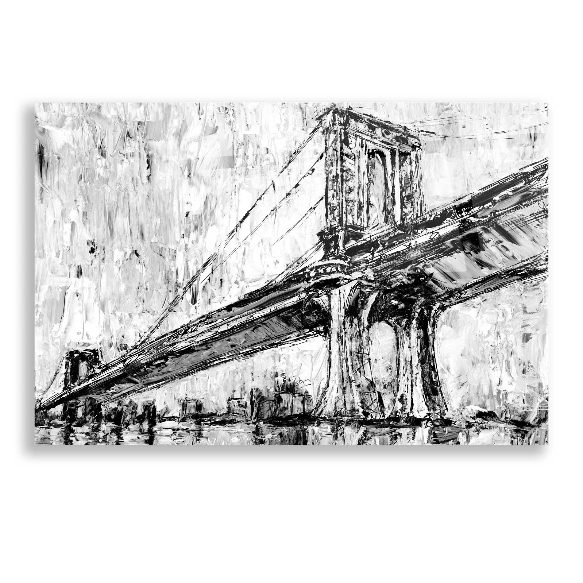 Epic Art 'Iconic Suspension Bridge I' by Ethan Harper, Acrylic Glass Wall Art
