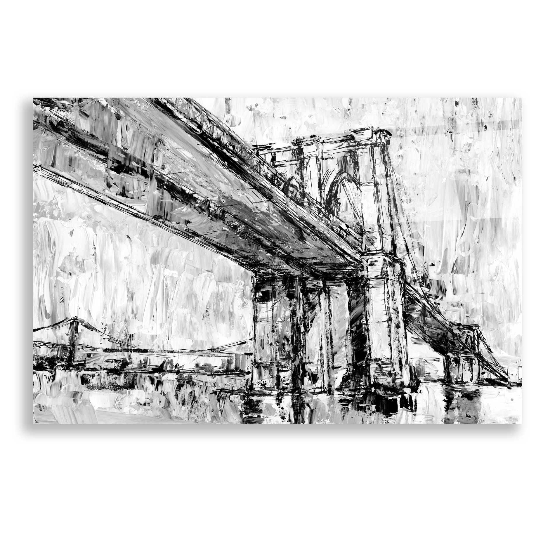 Epic Art 'Iconic Suspension Bridge II' by Ethan Harper, Acrylic Glass Wall Art,24x16