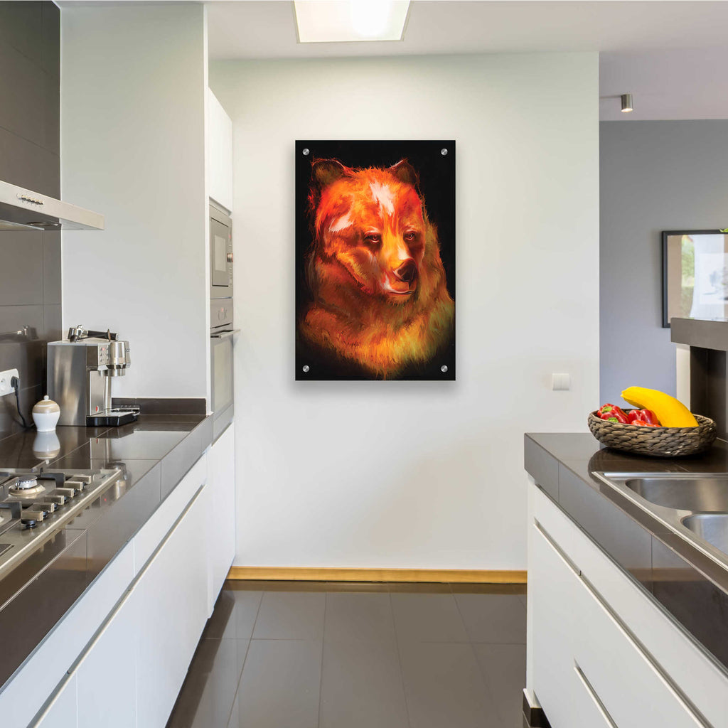 Epic Art 'Bjorn' by  Michael Stewart, Acrylic Glass Wall Art,24x36