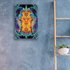 Epic Art 'Green Man' by  Michael Stewart, Acrylic Glass Wall Art,16x24