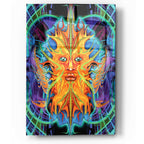 Epic Art 'Green Man' by  Michael Stewart, Acrylic Glass Wall Art