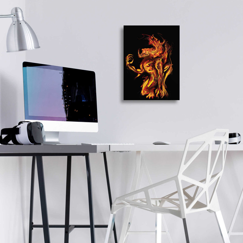 Epic Art 'I Am The Storm' by Michael Stewart, Acrylic Glass Wall Art,12x16