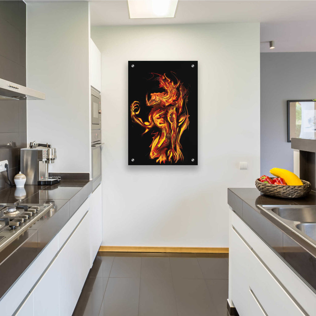 Epic Art 'I Am The Storm' by Michael Stewart, Acrylic Glass Wall Art,24x36
