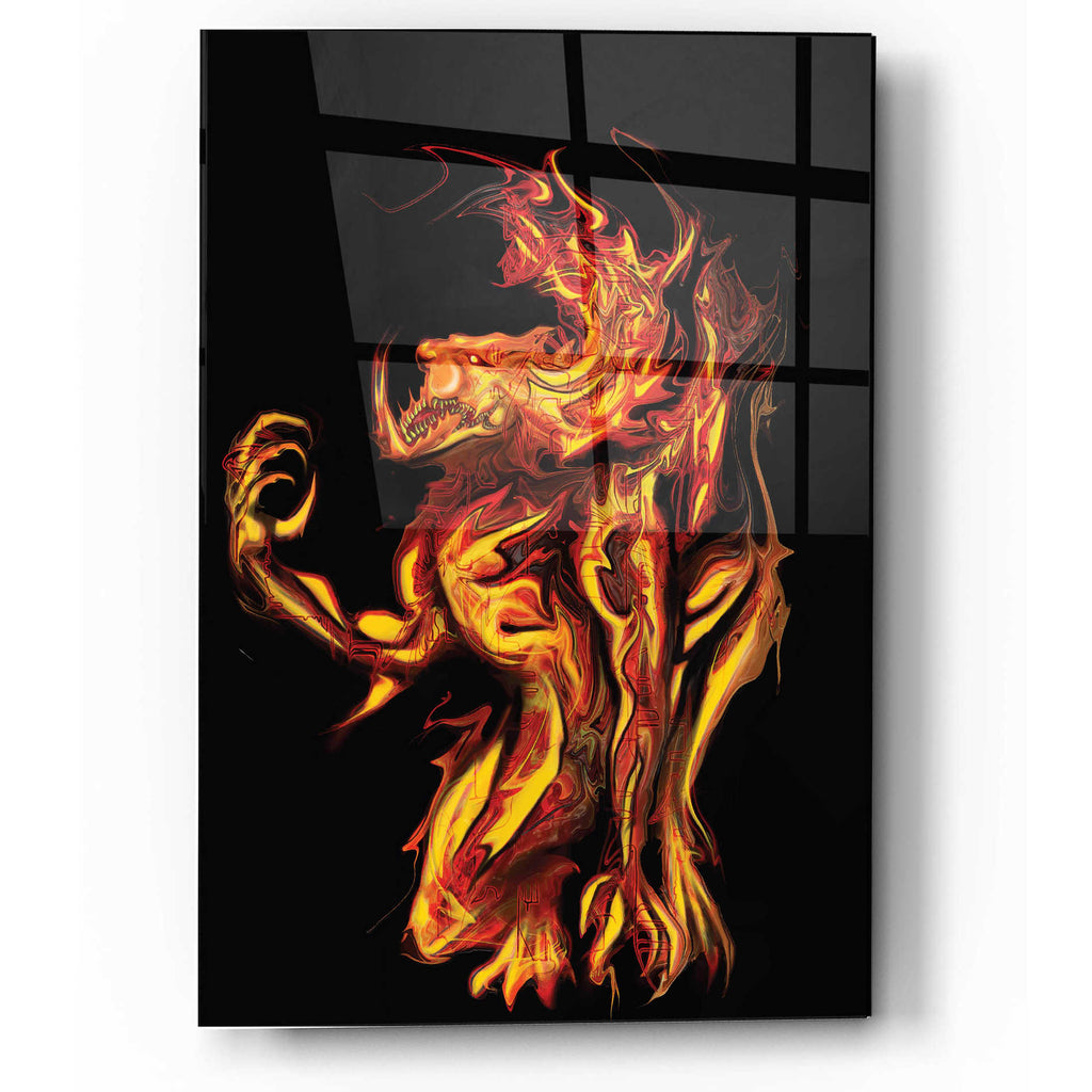 Epic Art 'I Am The Storm' by Michael Stewart, Acrylic Glass Wall Art