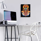 Epic Art 'Imortal Pharoah' by Michael Stewart, Acrylic Glass Wall Art,12x16