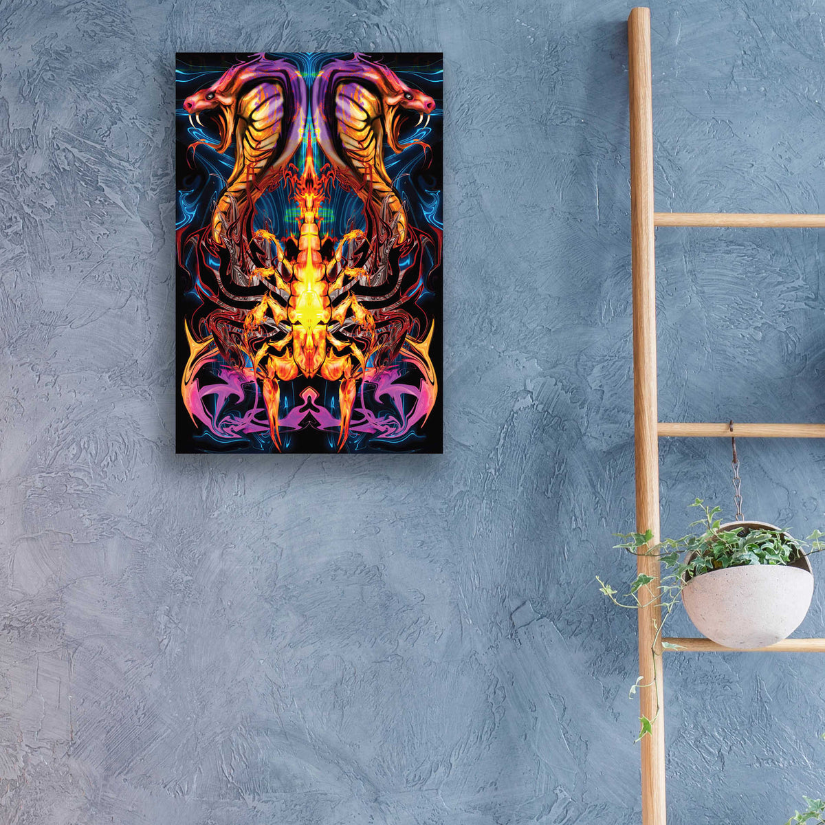 Epic Art 'Posion' by Michael Stewart, Acrylic Glass Wall Art,16x24