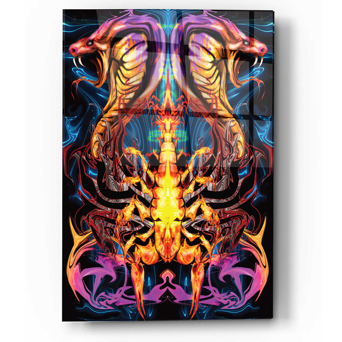 Epic Art 'Posion' by Michael Stewart, Acrylic Glass Wall Art